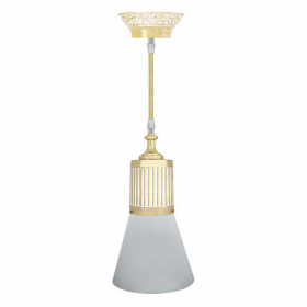 FD1050SOP Подвесной светильник из латуни Gold white patina