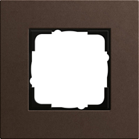 0211223 Рамка одноместная Gira Esprit Linoleum-Multiplex, коричневый