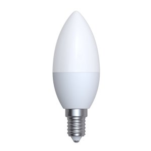 LED Candle Lamp C37 Лампа светодиодная 6Вт свеча 4000К АС220-240В E14