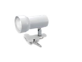 P00804/RL Corvo 50 20 01 Настолный светильник с зажимом 60Вт, Е14, 220-240В, IP20, белый, КОМТЕХ