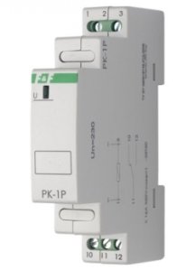 PK-1P-12 Промежуточное реле 12V DC, 16A AC1, (1 мод) F&F