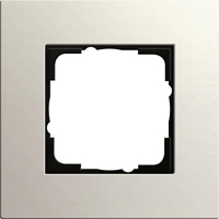 0211220 Рамка одноместная Gira Esprit Linoleum-Multiplex, светло-серый