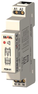 PEM-01/230 Zamel Контактор модульный 16А кат. 230VAC 1НО+1НЗ на DIN рейку