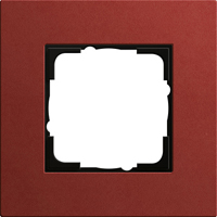 0211229 Рамка одноместная Gira Esprit Linoleum-Multiplex, красный