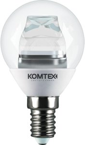 15044895 Лампа светодиодная 5Вт шар 4000К Е14 прозрачная с линзой серия Стандарт