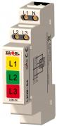 LKM-04-40  LED-индикатор 3-х фаз Zamel