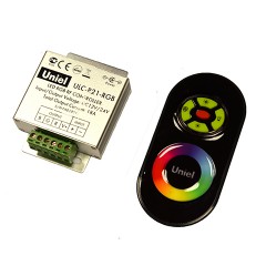 ULC-R21-RGB Black Контроллер для RGB-источников света с пультом Д/У, черный